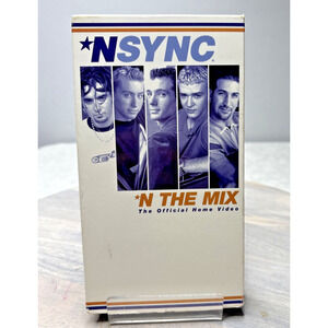 NSYNC – ’N The Mix VHS Tape 1999 Official Home Video Justin Timberlake JC Chasez